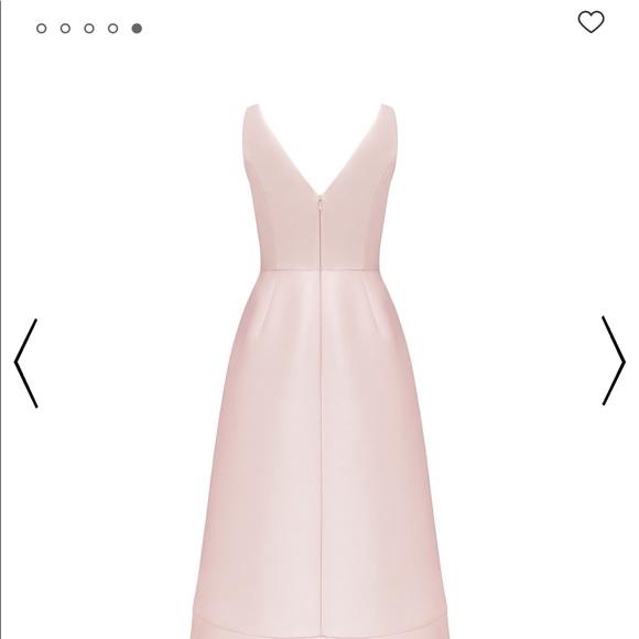 Beautiful pick asymmetrical prom dress - Picture 5 of 7